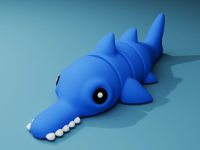 Cute Flexi Shark Sawfish